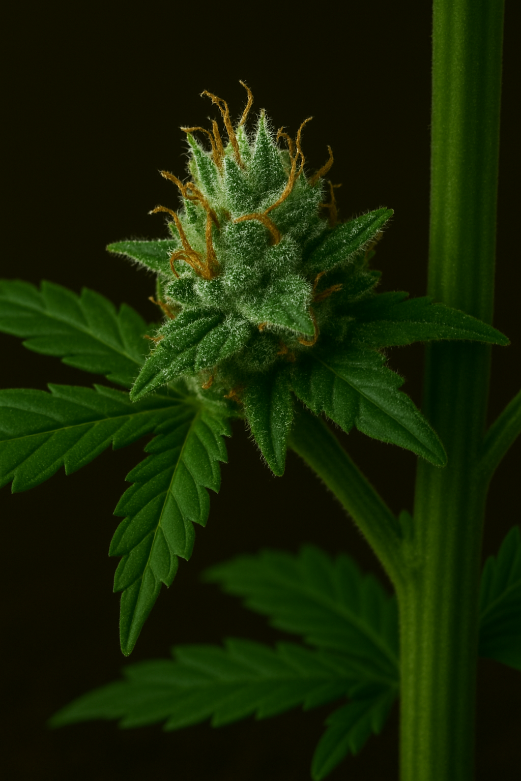 Cannabis flower/bud close-up
