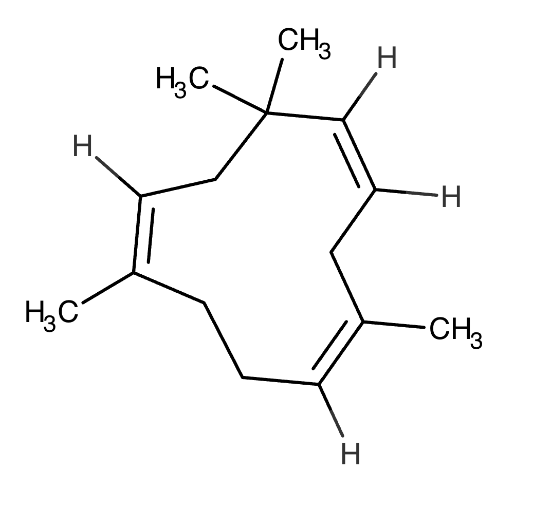 Humulene Chemical Structure