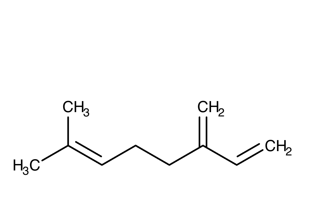 Myrcene Chemical Structure