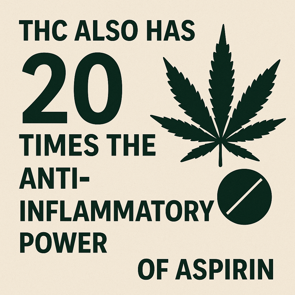 THC vs Aspirin